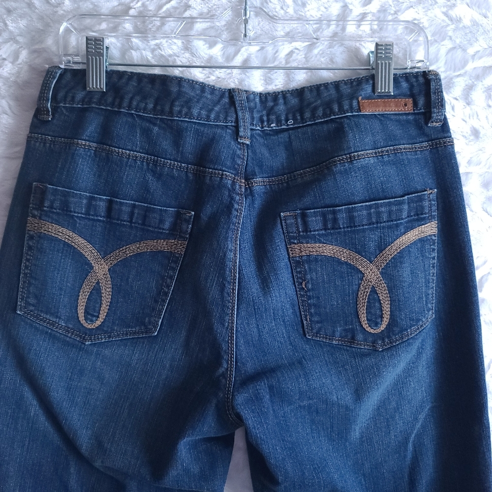 Calvin Klein Shape/ Stretch Crop Jeans - Picture 3 of 5